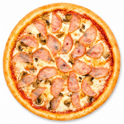Пицца Ветчина и грибы Изображение Пицца Ветчина и грибы - park&pizza