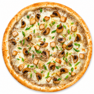 Пицца с курицей и грибами Изображение Пицца с курицей и грибами - park&pizza