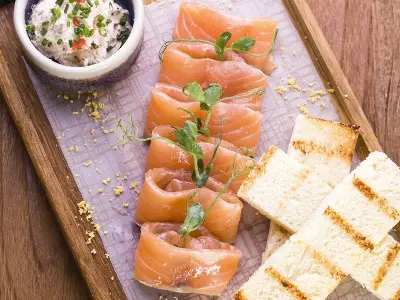 Лосось слабой соли