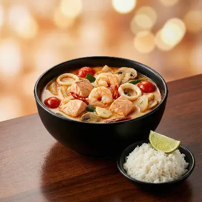 Том Ям Суп с морепродуктами