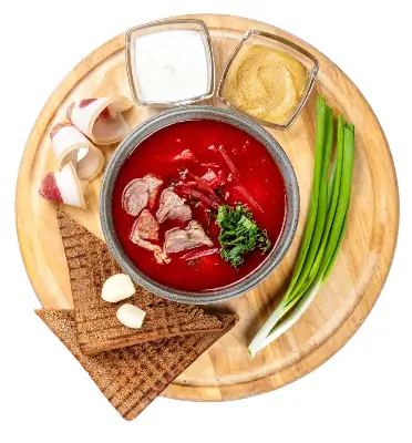 Борщ с говядиной