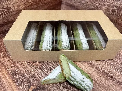 Набор эклеров с фисташковым кремом (5шт)