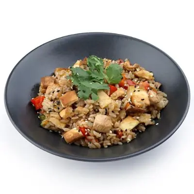 Японский плов с курицей