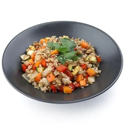 Японский плов с овощами