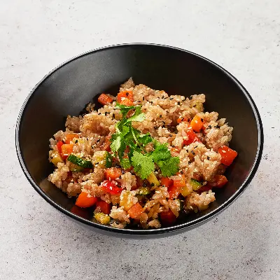 Японский плов с овощами