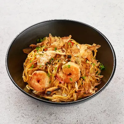 Вок лапша с морепродуктами