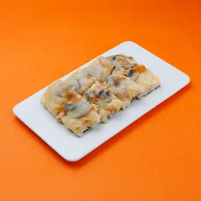 Суси-пицца с курой и грибами
